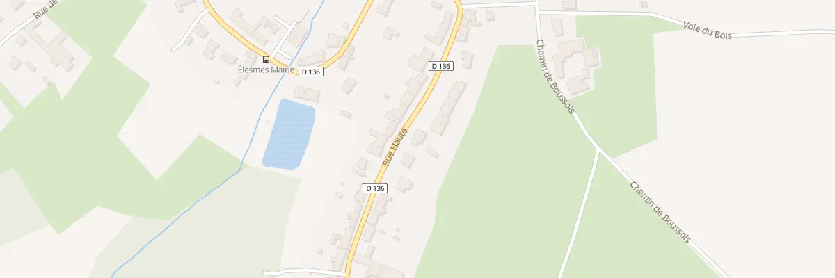 Plan du 33 Rue Haute à Élesmes