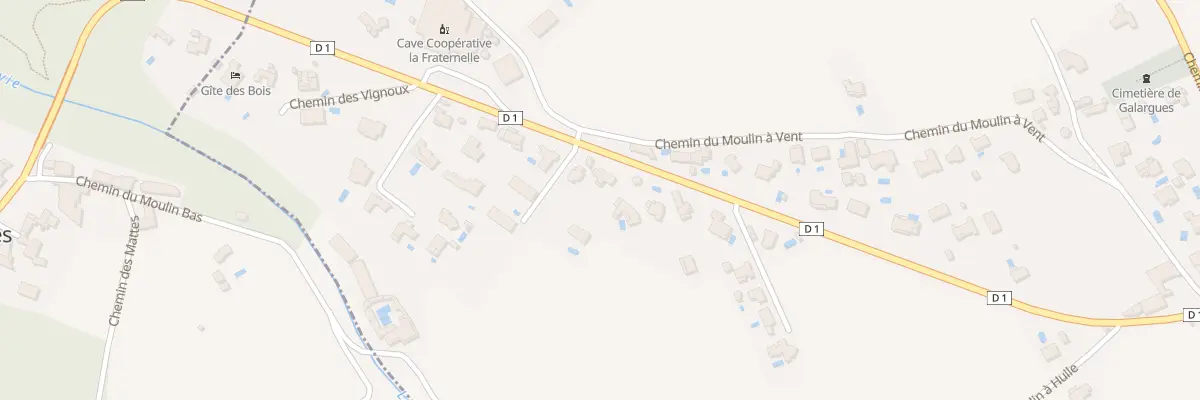 Plan du 5412F Rte de Buzignargues à Galargues