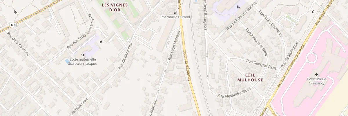 Plan du 11 Rue Léon Mathieu à Reims
