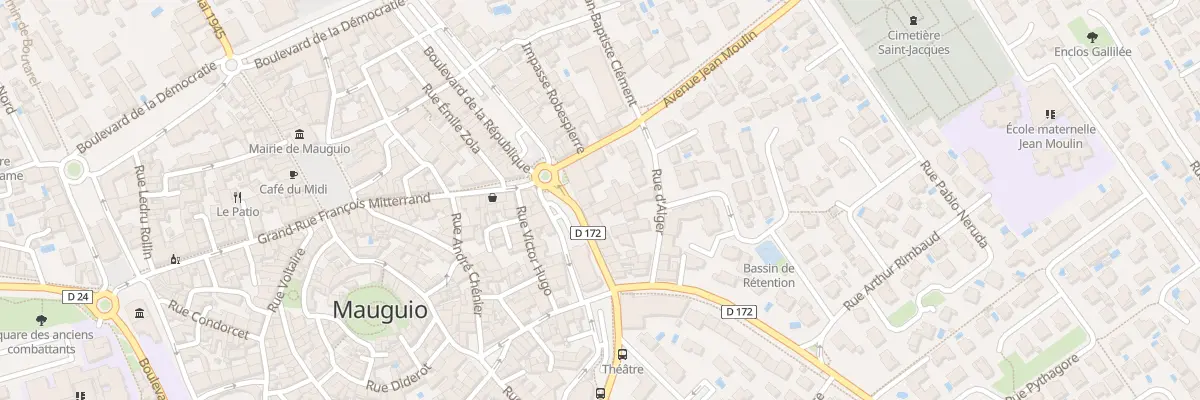 Plan du 74 Bd de la République à Mauguio