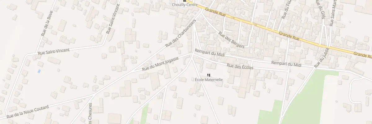 Plan du 2 Rue de Saint Chamand à Chouilly