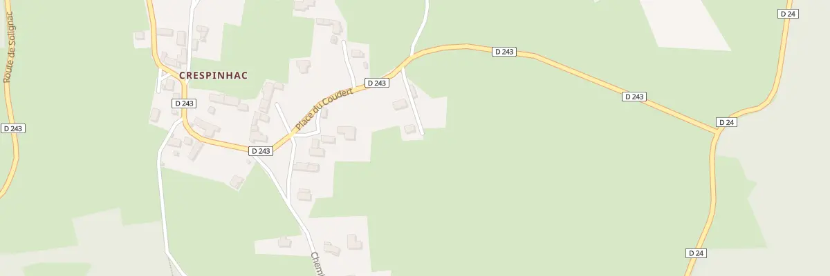 Plan du 5136 Crespinhac à Solignac-sous-Roche