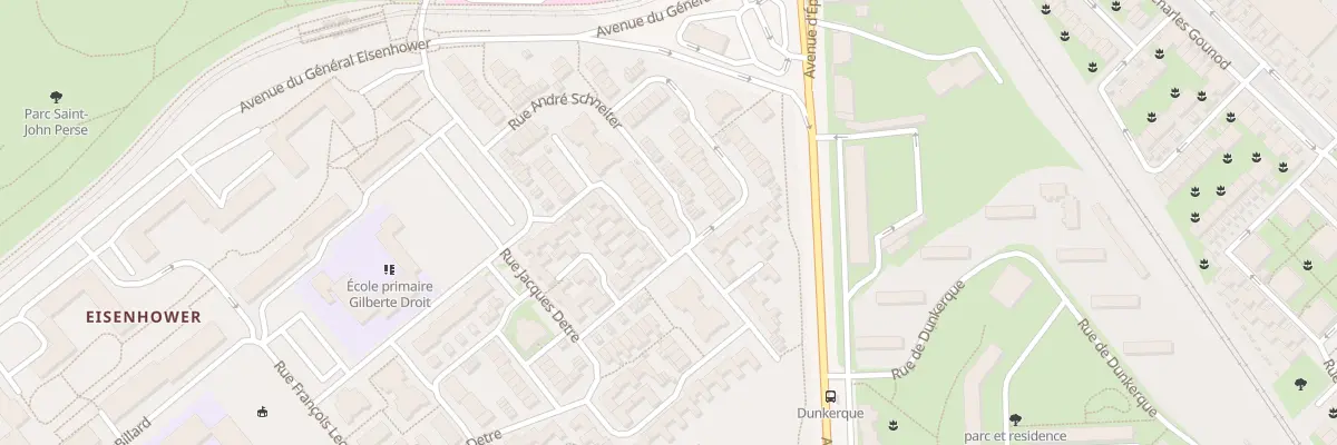 Plan du 24 Rue André Schneiter à Reims