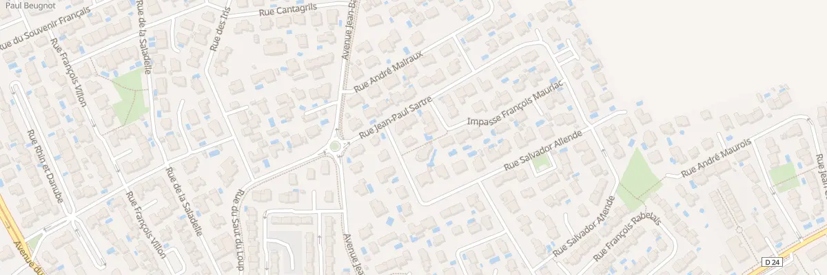 Plan du 540 Rue Salvador Allende à Mauguio