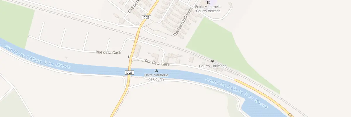 Plan du 7 Rue de la Gare à Courcy