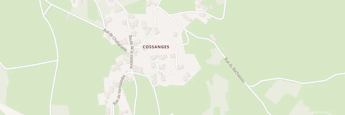 Plan du 5184 Cossanges à Salettes