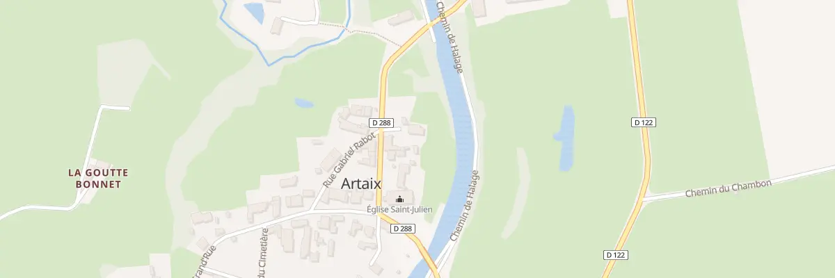 Plan du 9002 Pl de l’École à Artaix