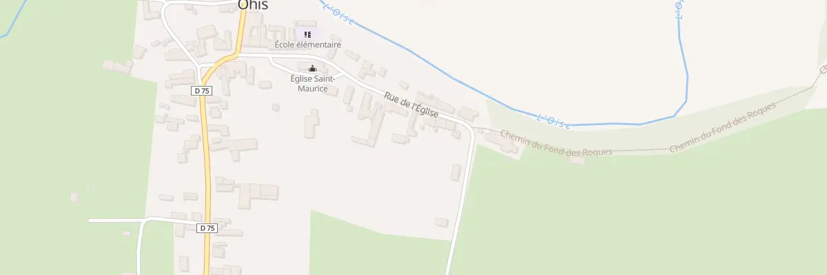 Plan du 14 Rue de l’Eglise à Ohis