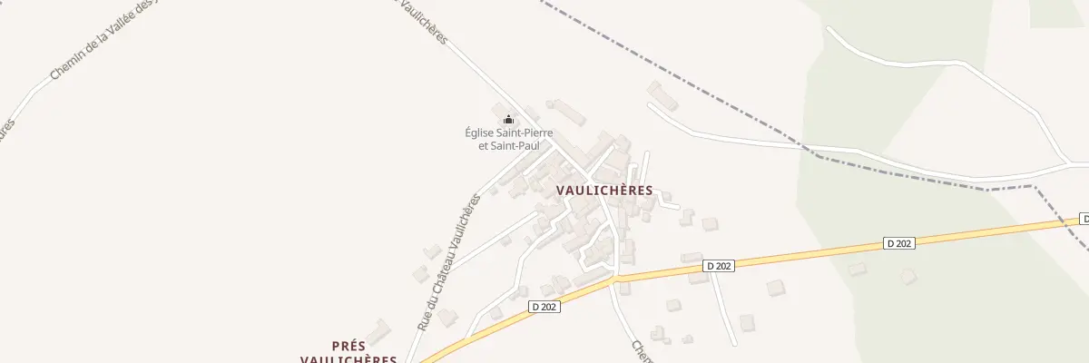 Plan du 9043 Vaulicheres Hameau à Tonnerre
