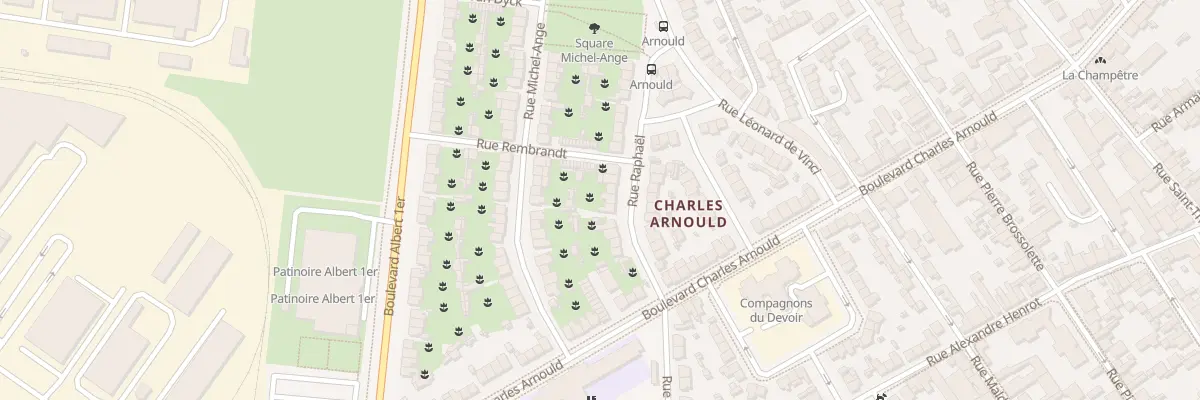 Plan du 11 Rue Raphaël à Reims