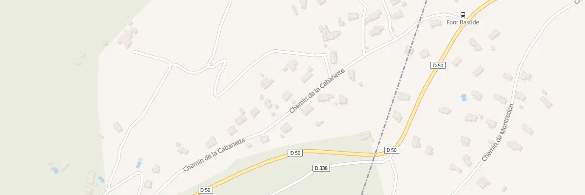 Plan du 368 Che de la Cabanette à Saint-Sébastien-d’Aigrefeuille