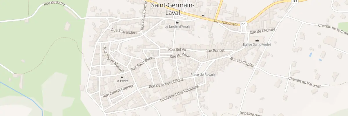Plan du 2 Rue Michon à Saint-Germain-Laval