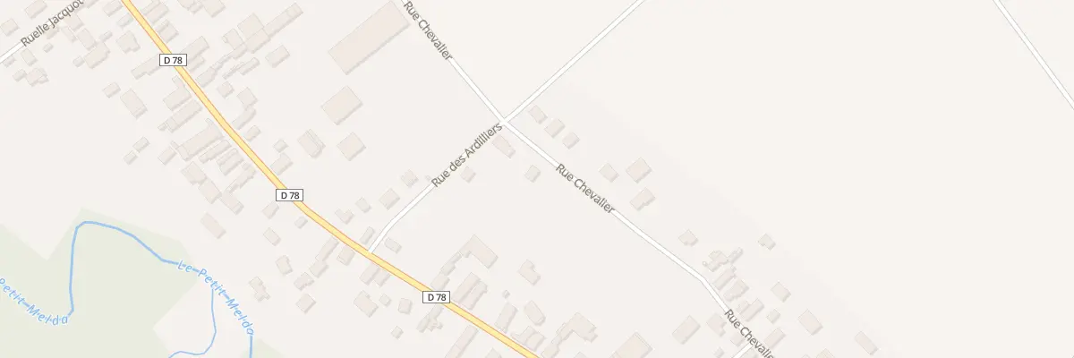 Plan du 47 Rue Chevalier à Mergey