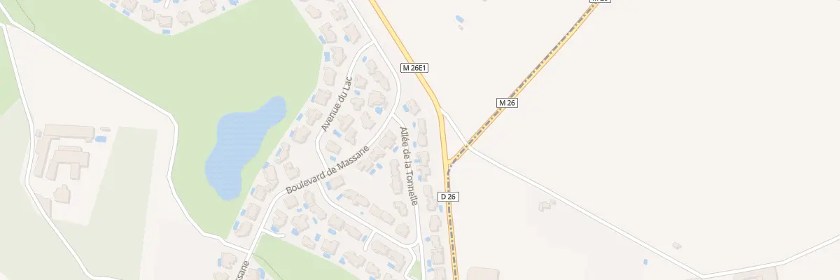 Plan du 3 All de la Tonnelle à Baillargues