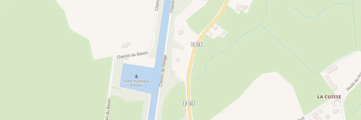 Plan du 3090 Rte de Melay. à Artaix