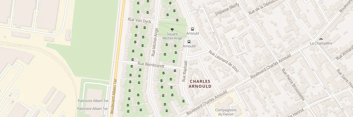 Plan du 23 Rue Raphaël à Reims