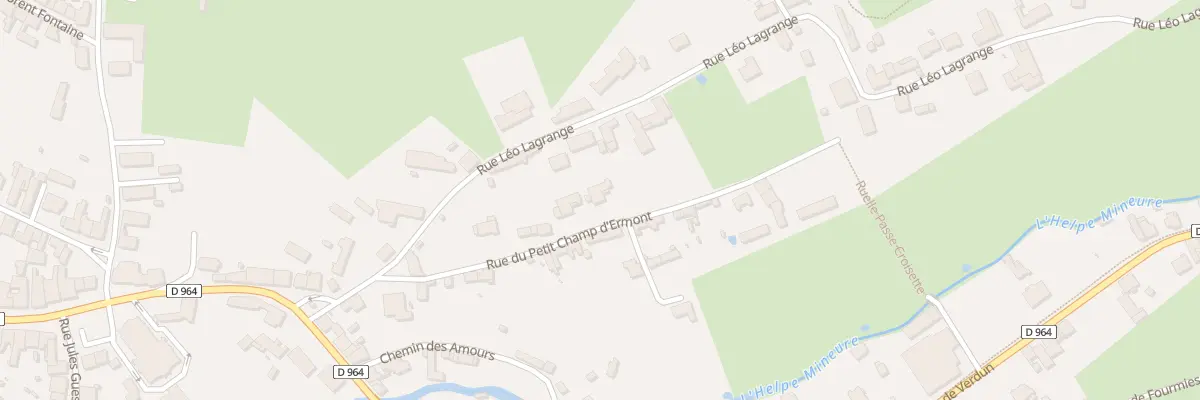 Plan du 12 Rue du Petit Champ d’Ermont à Wignehies