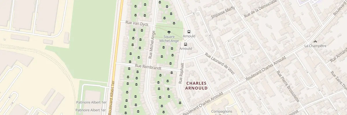Plan du 25 Rue Raphaël à Reims