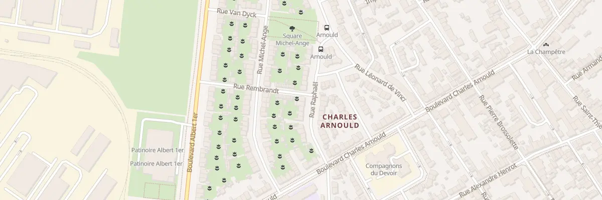 Plan du 17 Rue Raphaël à Reims