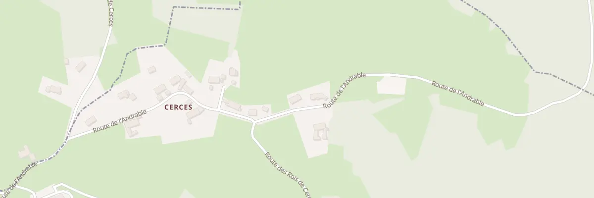 Plan du 621 Rte de l’Andrable à Tiranges