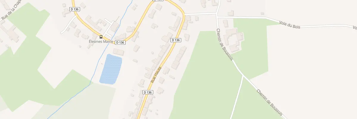 Plan du 25 Rue Haute à Élesmes