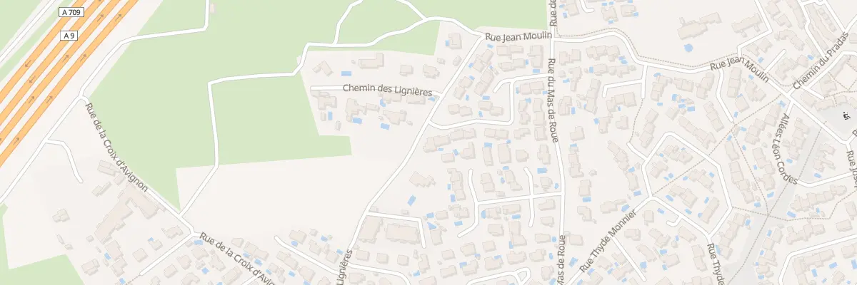 Plan du 2 Rue du Bois de Roue à Baillargues