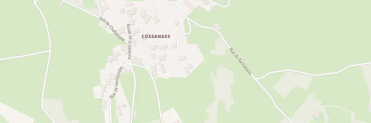Plan du 5185 Cossanges à Salettes