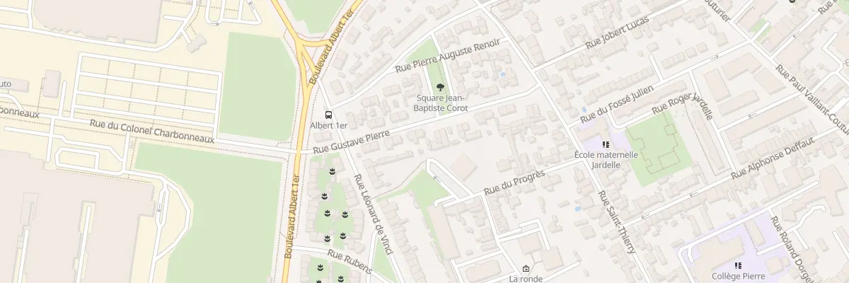 Plan du 21 Rue Gustave Pierre à Reims