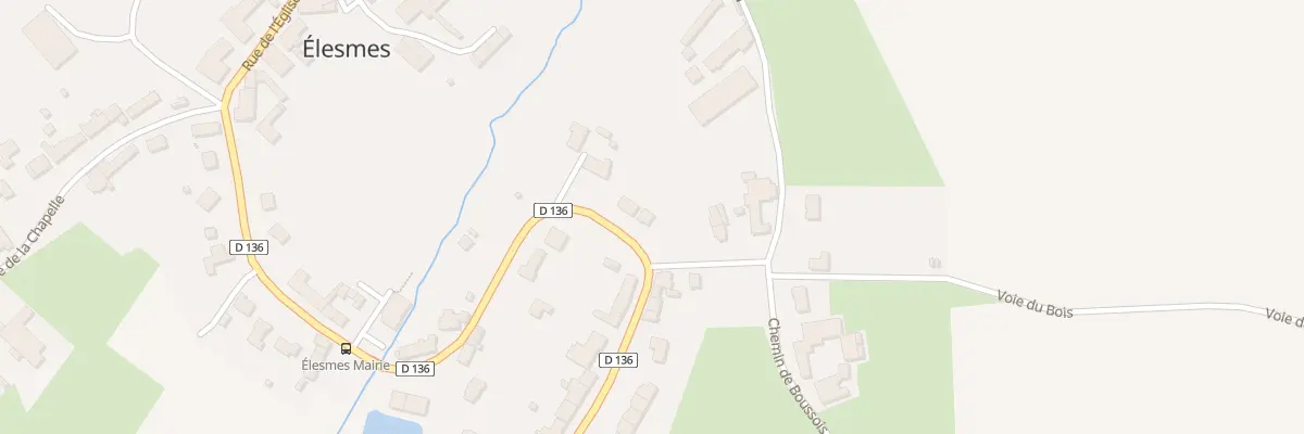 Plan du 25B Rue du Pont de Pierre à Élesmes
