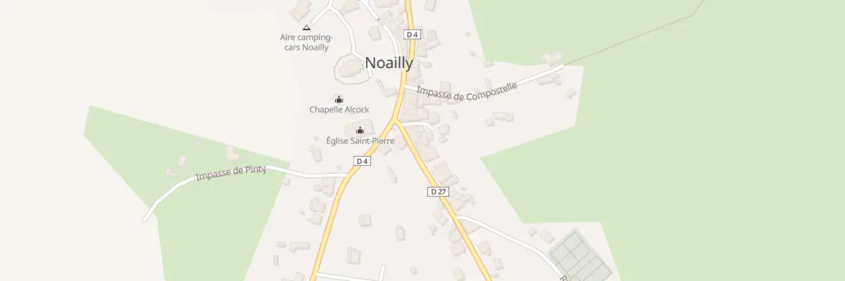 Plan du 33 Rte de Roanne à Noailly