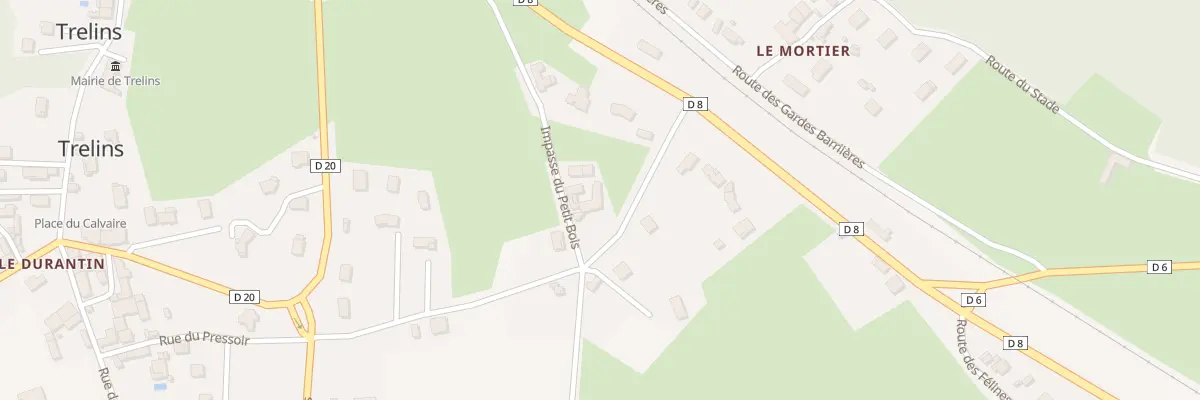 Plan du 6 Imp du Petit Bois à Trelins