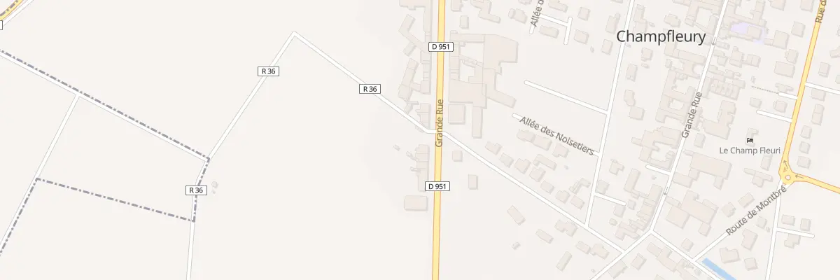 Plan du 7 Rte Nationale à Champfleury