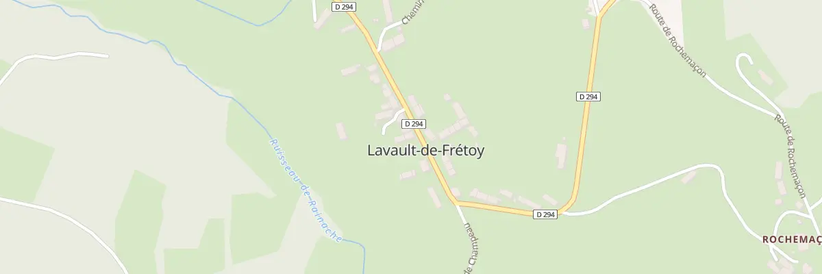 Plan du 40 Rue Georges Leyton à Lavault-de-Frétoy