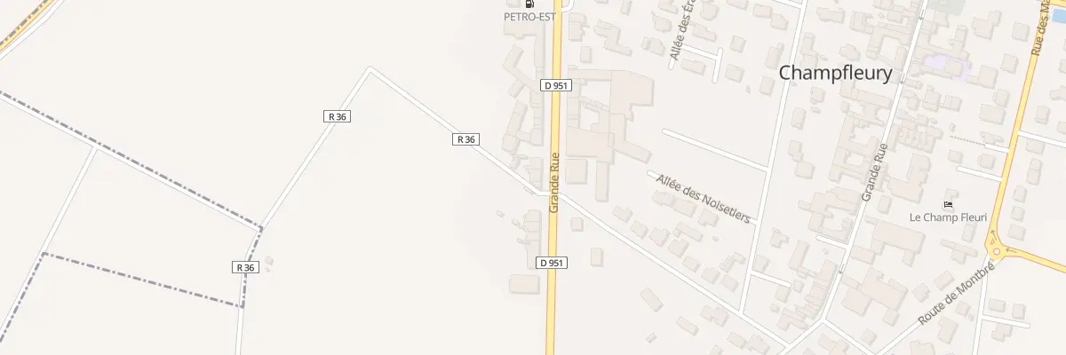 Plan du 9 Rte Nationale à Champfleury