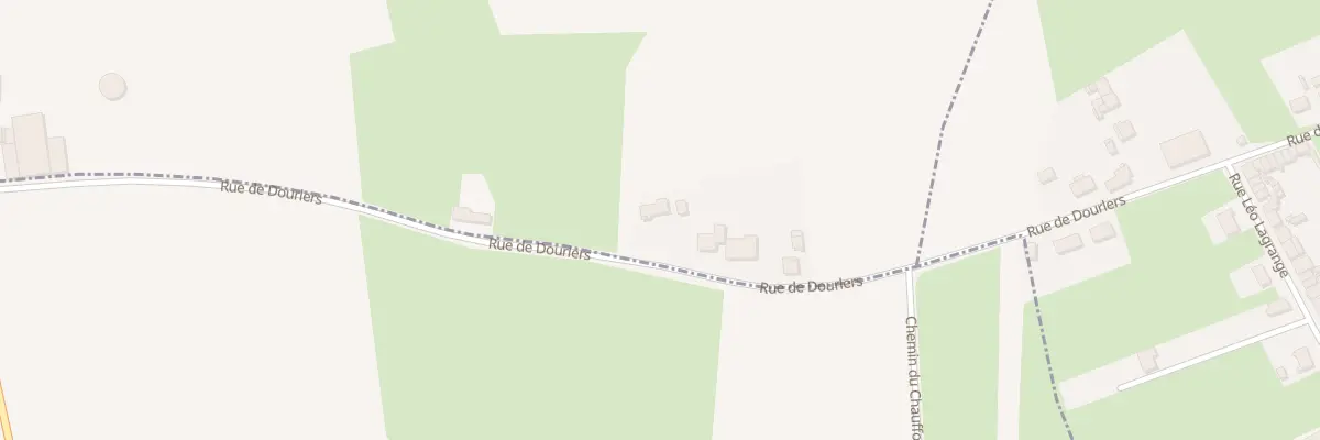 Plan du 8 Rte de Dourlers à Dimont