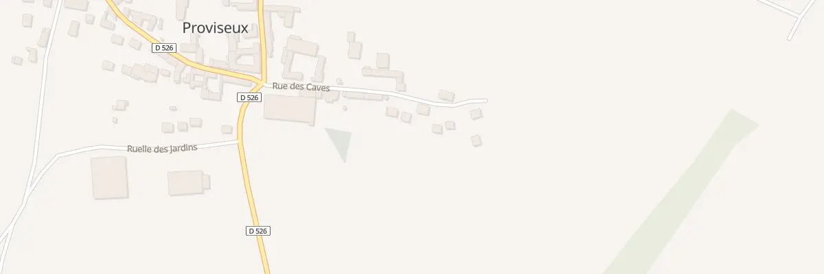 Plan du 12 Rue des Caves à Proviseux-et-Plesnoy