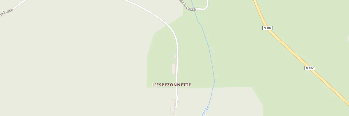 Plan du 180 Che de l’Espezonnette à Astet