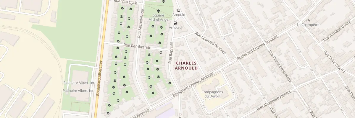 Plan du 14 Rue Raphaël à Reims