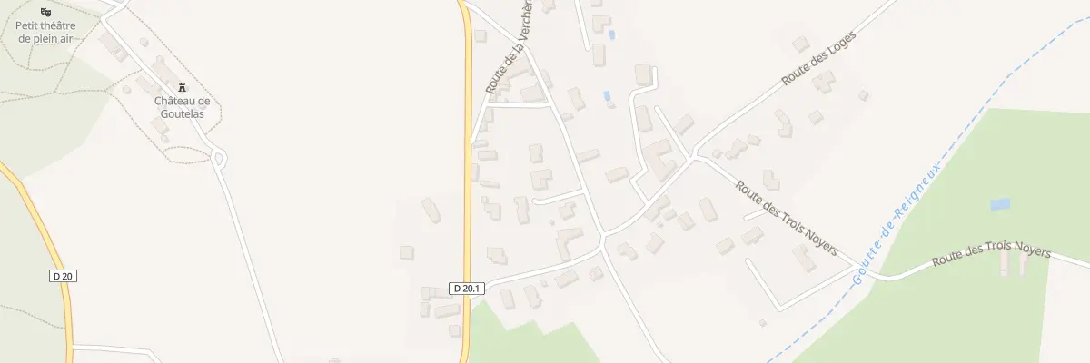 Plan du 71 Rte de Reigneux à Marcoux