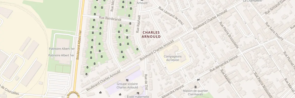 Plan du 140 Bd Charles Arnould à Reims