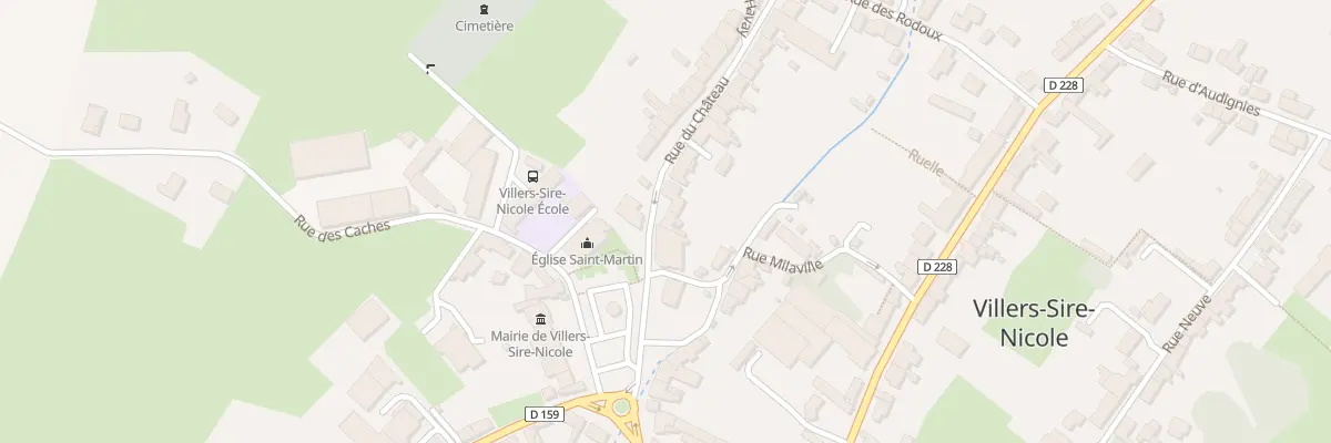 Plan du 6 Rue du Château à Villers-Sire-Nicole