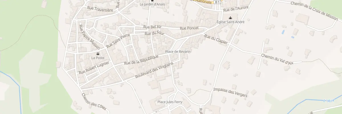 Plan du 7 Rue Chaverondier à Saint-Germain-Laval
