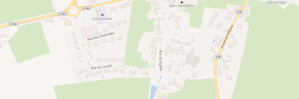 Plan du 18 Rue de l’Eglise à Beugnies
