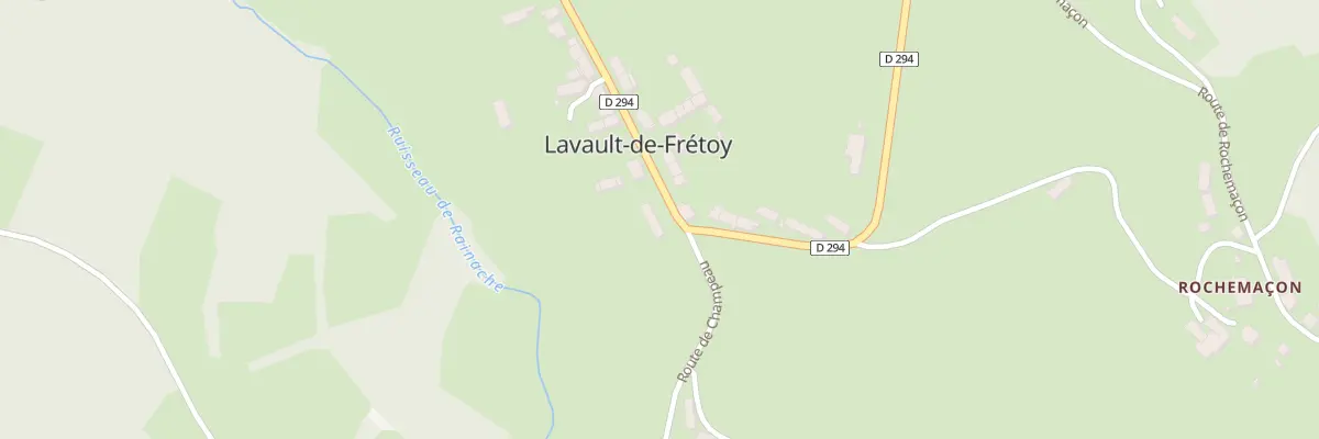 Plan du 38 Lavault à Lavault-de-Frétoy