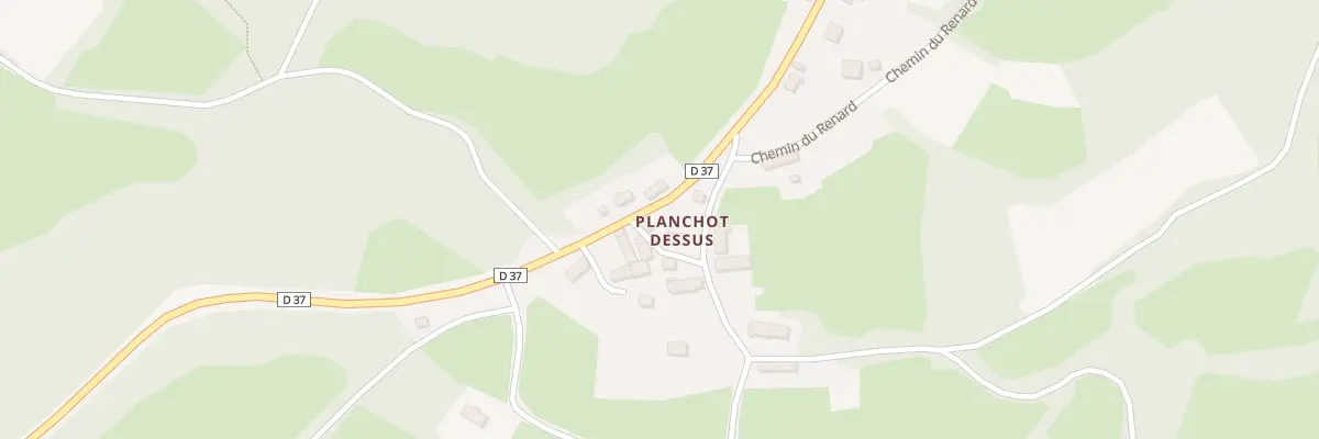 Plan du 1 Rue Millette à Planchez