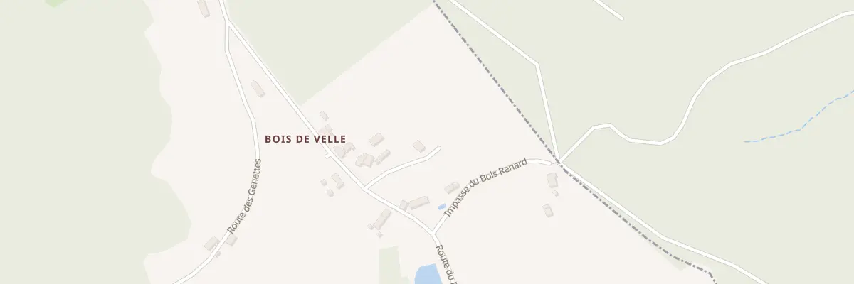 Plan du 77A Bois de Velle à Millay