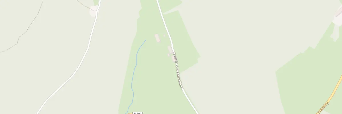 Plan du 70 Les Francillons Nord à Glux-en-Glenne