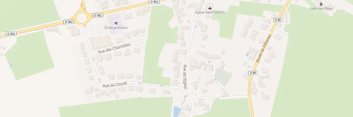 Plan du 16 Rue de l’Eglise à Beugnies