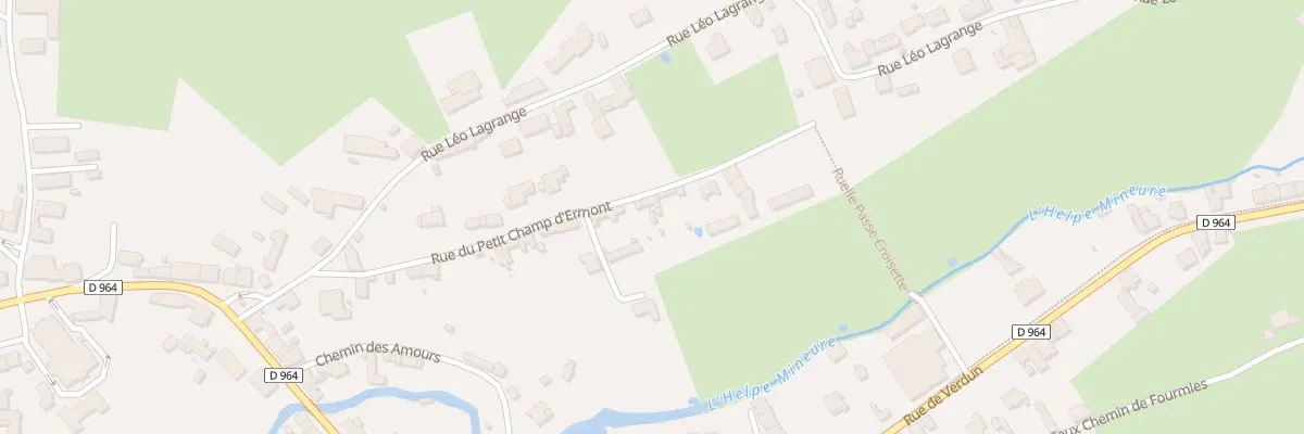 Plan du 25 Rue du Petit Champ d’Ermont à Wignehies