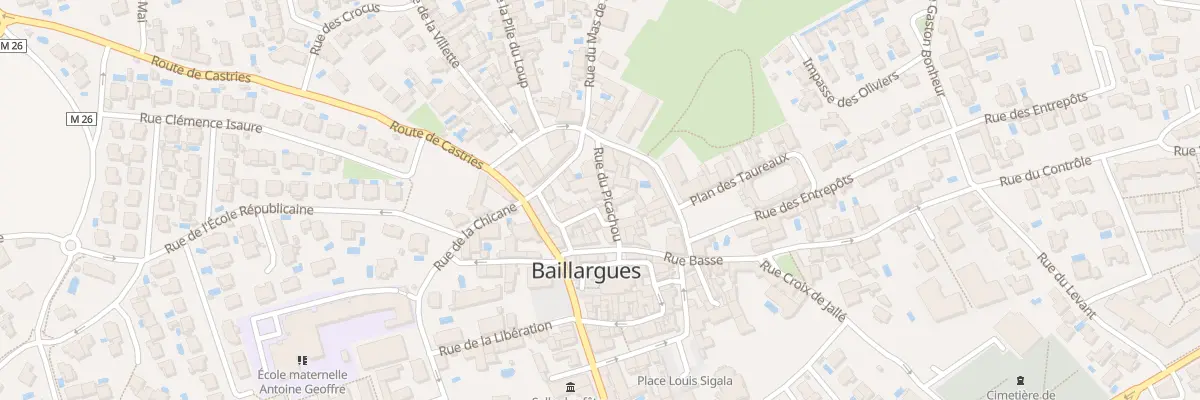 Plan du 5 Rue du Picachou à Baillargues